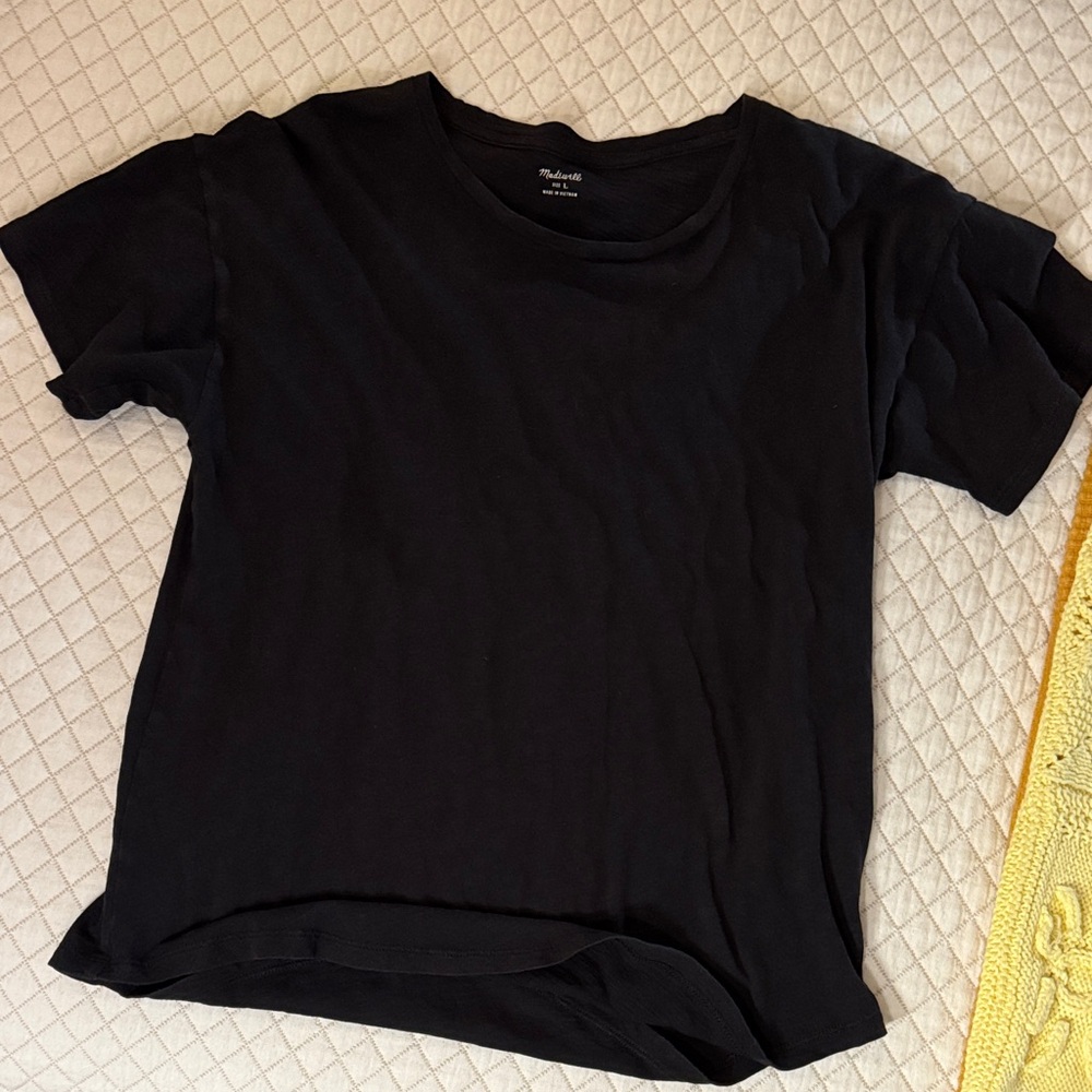 Madewell Black Short Sleeve Tee